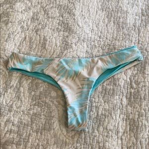 Beach Bunny Aqua Palm Cheeky Bottoms